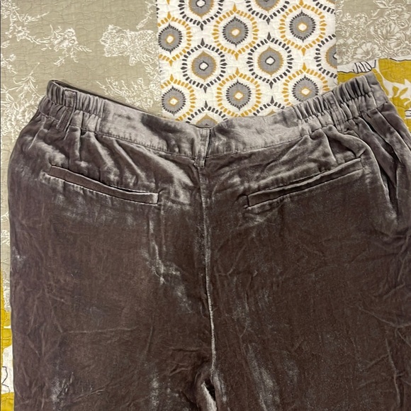 Garnet Hill Brown Ankle-Length Corduroy Pants - Picture 9 of 14